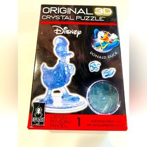 Donald Duck Disney Original 3-D Crystal Puzzle New in Box